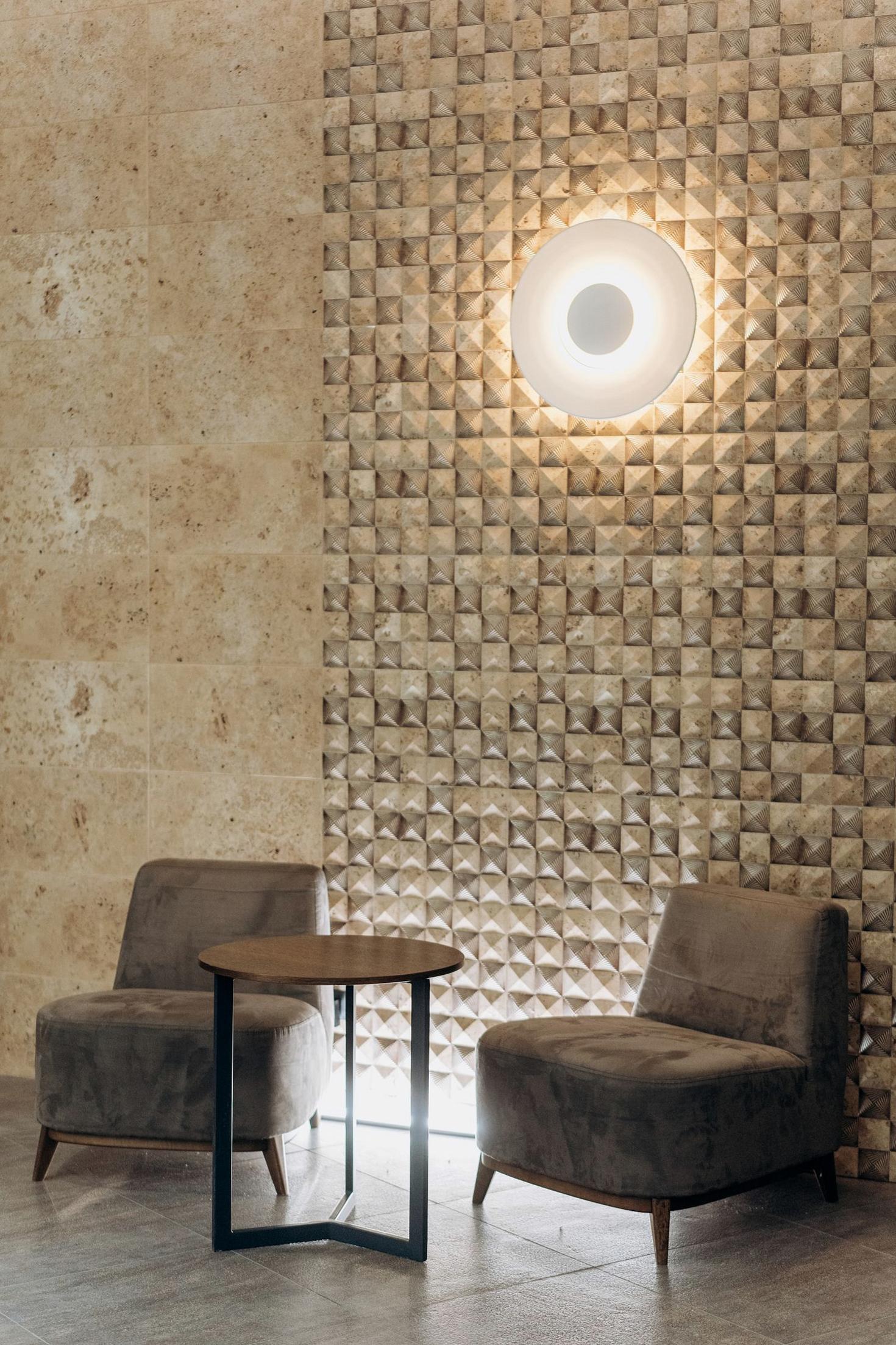 Detail of stylish lounge furniture
